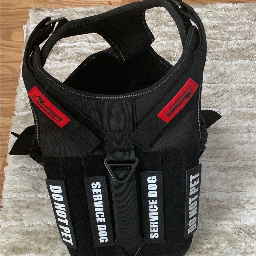 Black Service Dog Harness - Picture 11 of 16